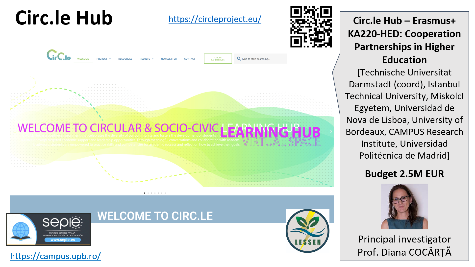 Circular & Socio-Civic Learning Hub (Circ.le Hub)